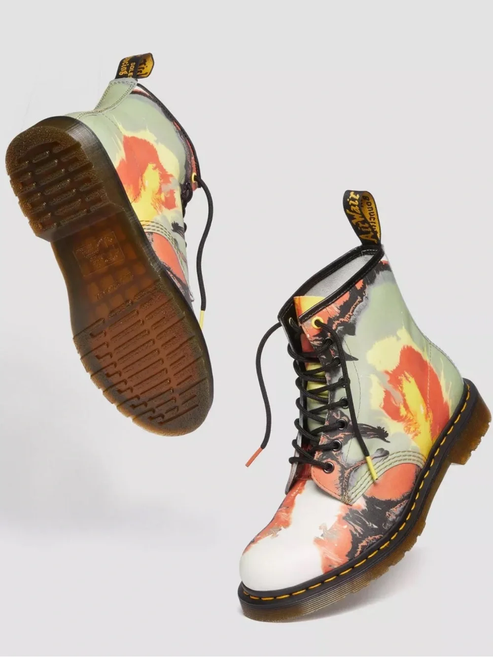 Dr. Martens 1460 Tate Volcanic Flare Leather Lace Up Men’s size 10 NEW!!!